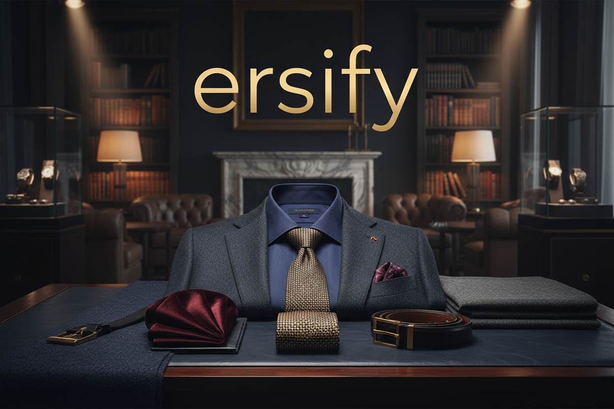 Exclusive Club for men's clothing with company name ersify